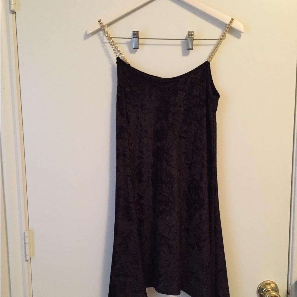 Mini dresssgold chain straps